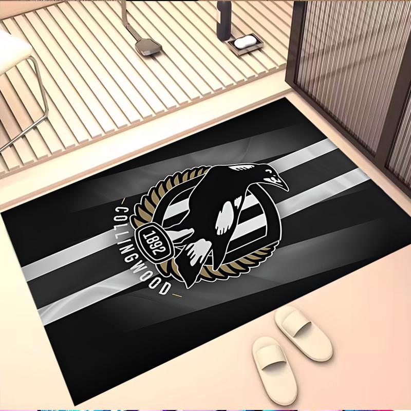 Football Club Print Rug, Washable Floor Carpet, For Entryway Dorm Laundry Room Office Study, Home Decor Birthday Christmas Gift