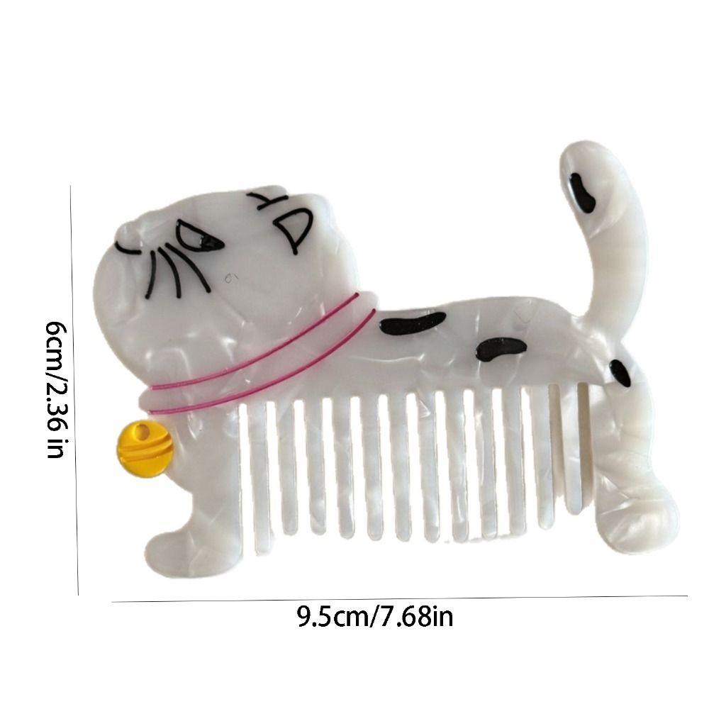 Acetic Acid Cartoon Makeup Comb Fruit Hairdressing Combs Animal Acetate Comb  Dormitory