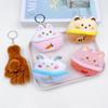 Creative Cute Cartoon Kitten Pendant: Plush Doll Backpack Ornament & Car Keychain