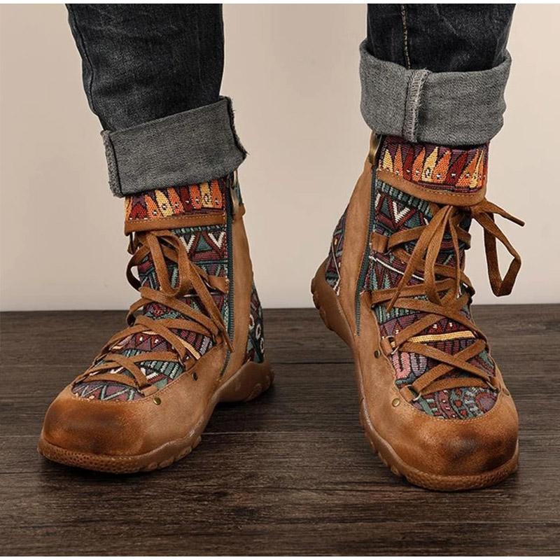 2023 modne buty w stylu etnicznym damskie nowe buty damskie zimowe buty damskie czeskie buty damskie Plus rozmiar 43