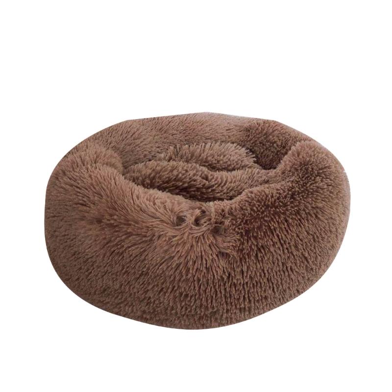 Cat Bed for Indoor Cat Winter Soft Round Sofa Bed Handmade for Small Kitten