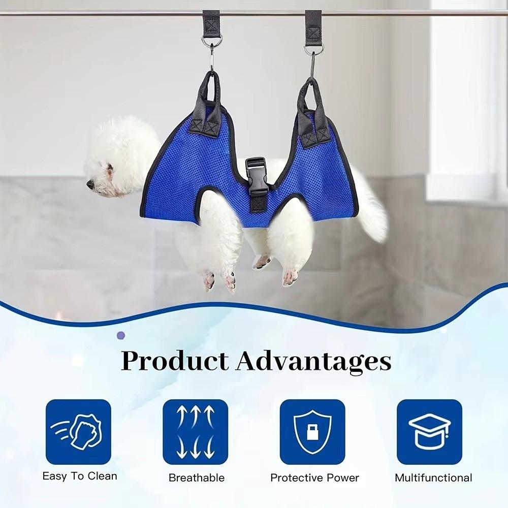 Large Pet Grooming Hammock Hanging Restraint Bag New Pet Sling Harness  Pet Accessories