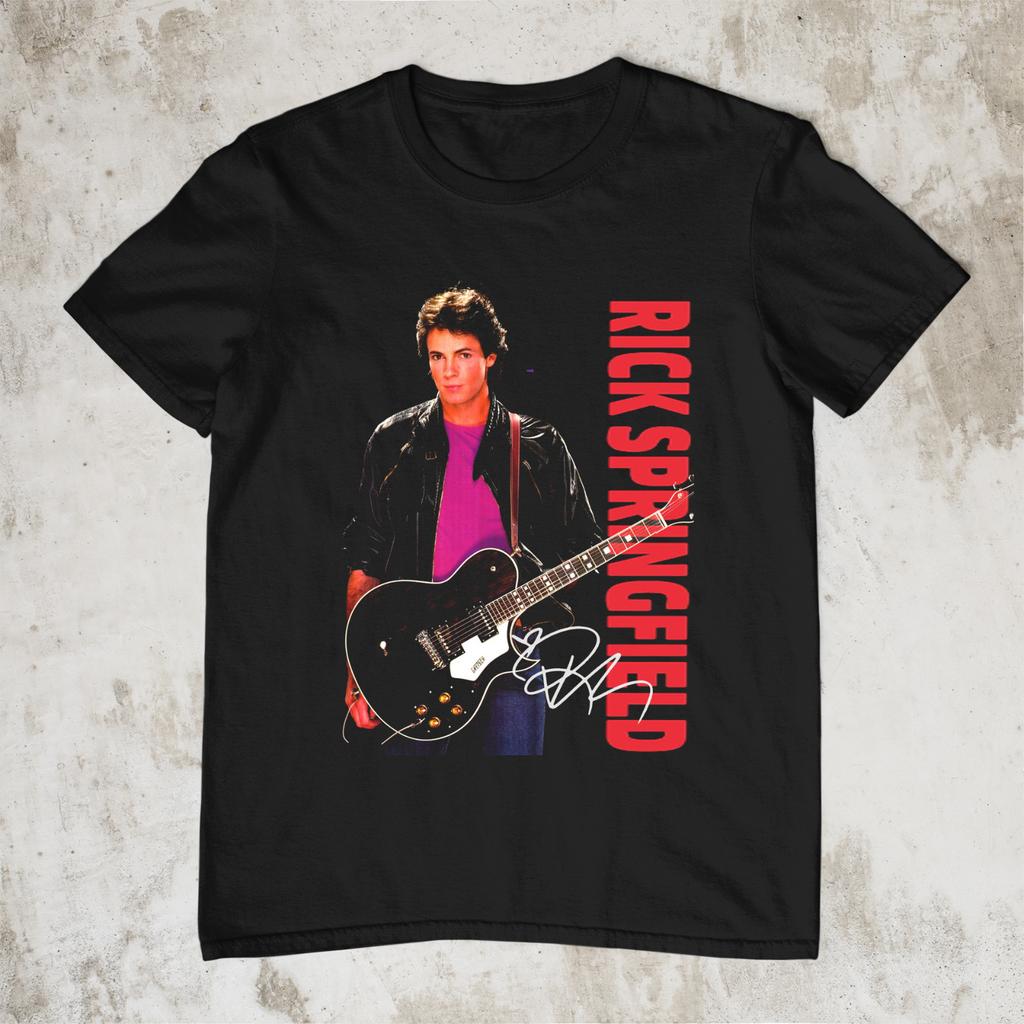 NEW RARE Rick Springfield Shirt Rick springfield Black All Size Shirt