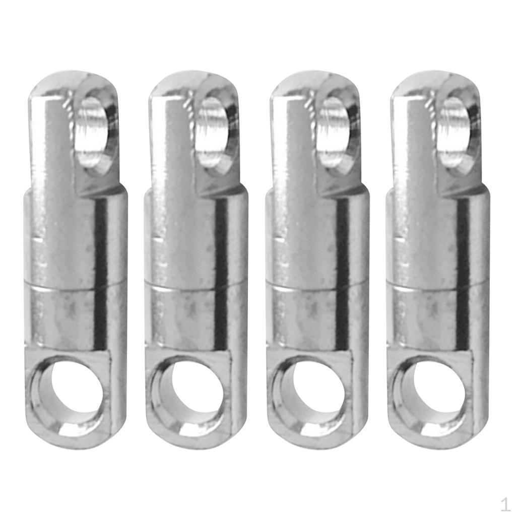 

4 шт. Нержавеющая сталь Сверхпрочный Двойной Вертлюг Рыбалка для Активного Отдыха