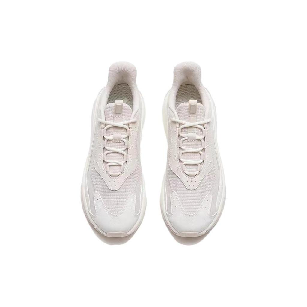 Anta Chao Bai Gz Breathable And Lightweight Low top Casual Shoes Women's Gray White 122318840-2