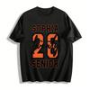 Senior 2026 Sophia Custom Graduation Print Casual Tee Pure Cotton T-shirt