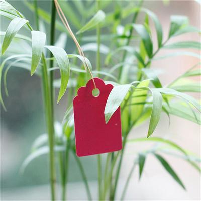 100 Stücke Schmuck Kleidungsstück Waren Gartenarbeit Marke Label Preisschilder 3,5*2,5 Cm