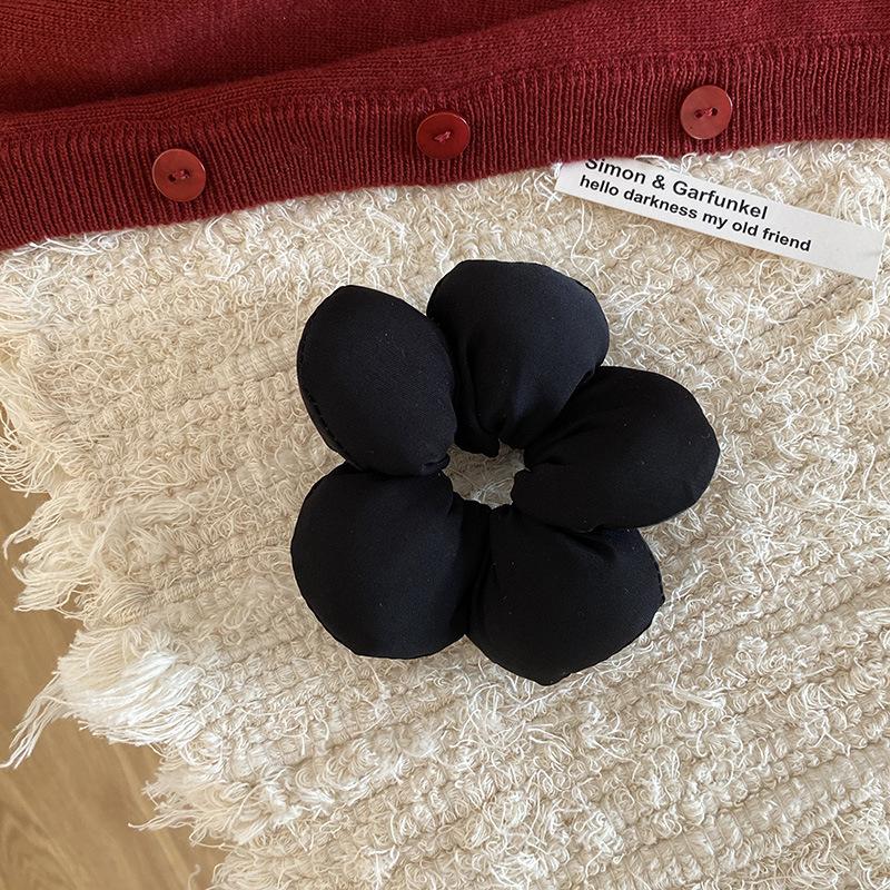 Korean New Sponge Floral Elastic Hair Bands Big Size Hair Rope Ties Women Barrettes Headwear Girls Hair Accessories