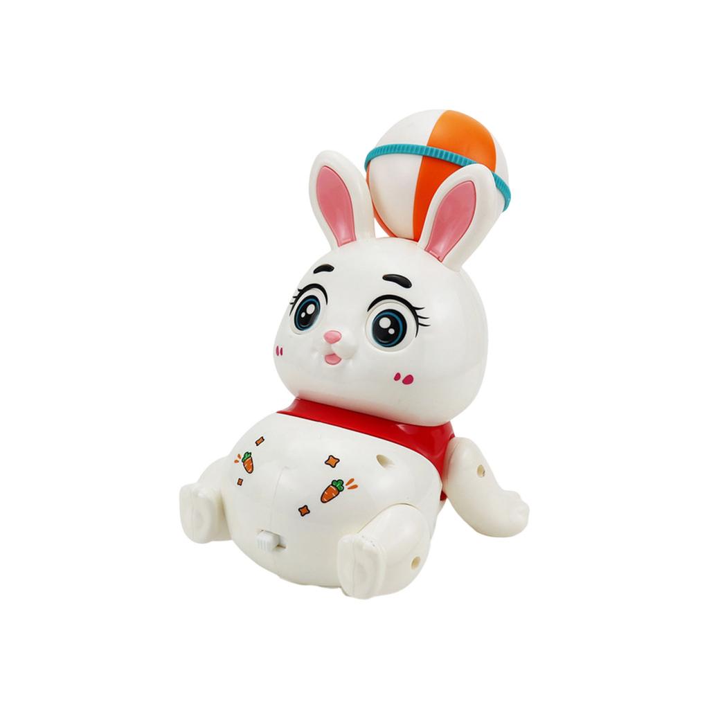 Electric Children's Stunt Ball-balancing  Spinning Crawling Light And Music Children's Doll Toy