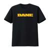 BANE Hardcore Gold Logo Men's T Shirt Fashion  Vintage Washed Casual Soft Unisex Breathable Versatile Comfortable