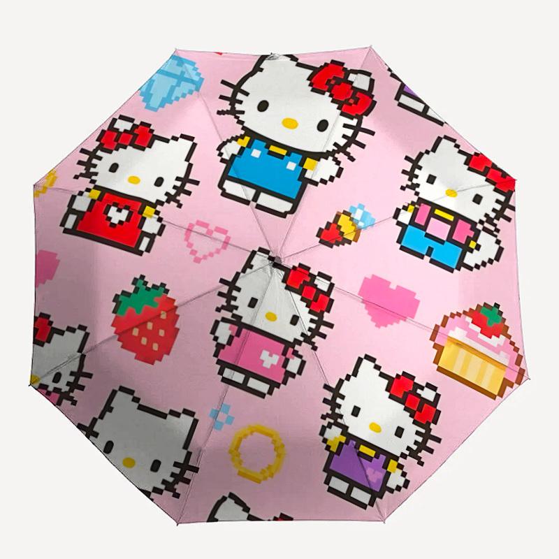 

1pc Hello Kitty umbrella - automatic opening and closing, sturdy iron frame, formal occasions yy251027049