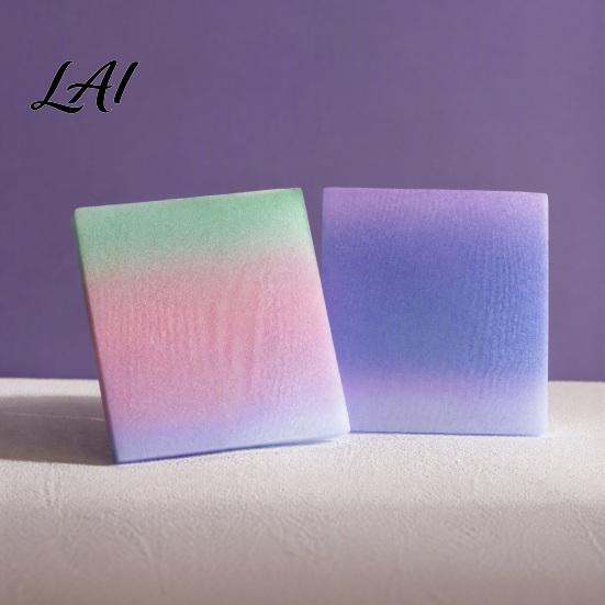 Clear Message Notes Gradient Pearlescent Adhesive Notes Matte Self-Stick Pads Removable Sparkling Self Index Tabs Sand for Office And School