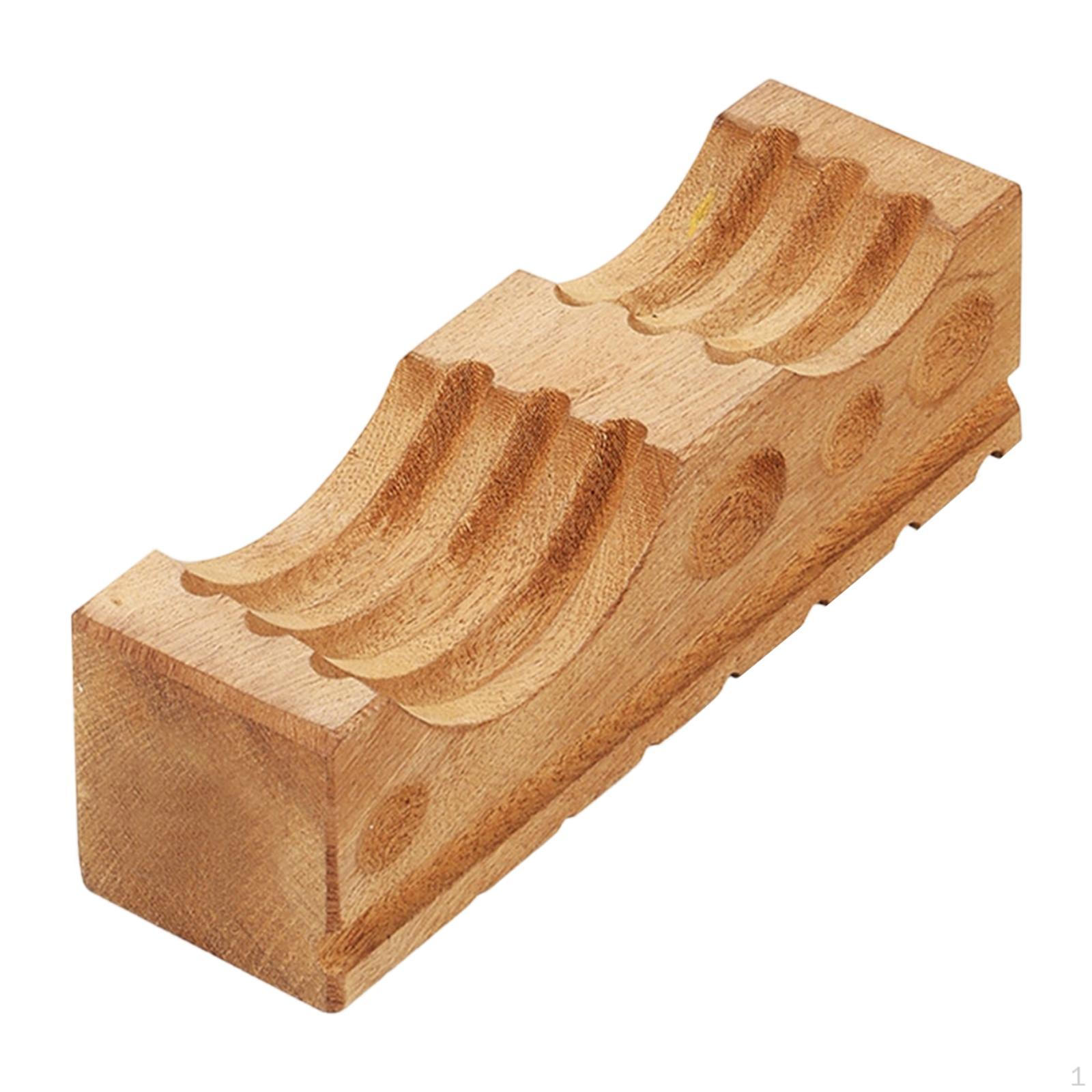 

Bracelet Block Wood Shaping Blacksmith Tool Jewelry Metal Bending with Different Gaps Style B
