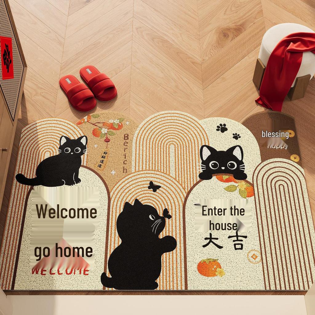 Cartoon Door Mat: Sand Scraper, Wear-Resistant, Anti-Slip, Easy-to-Clean