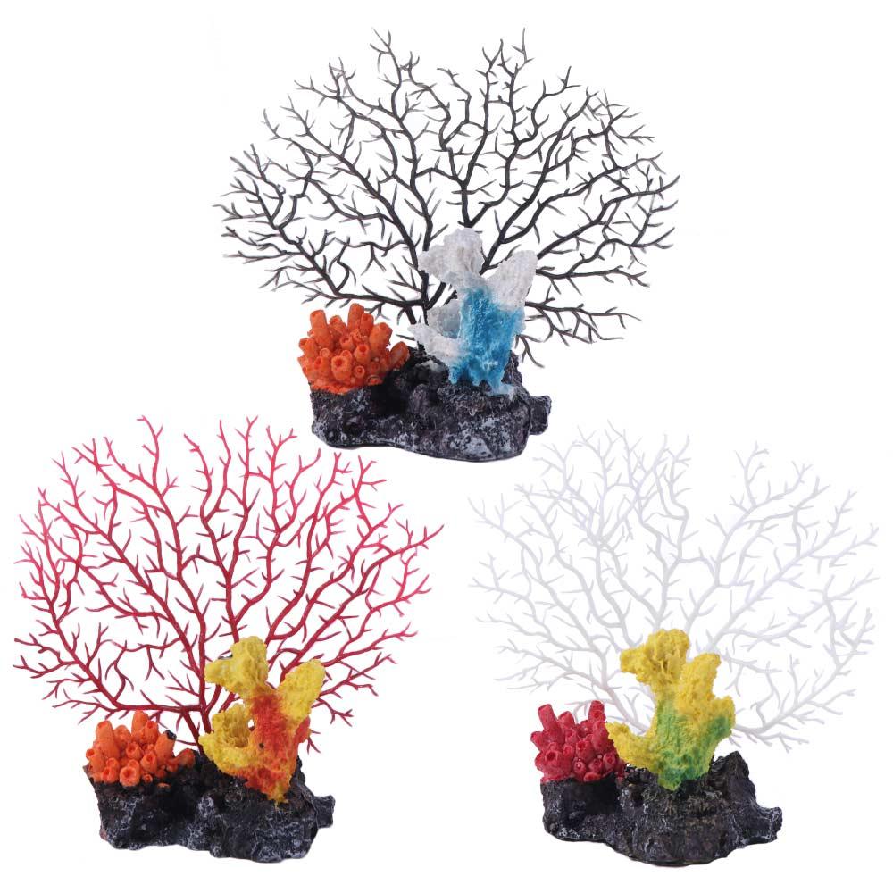 Resin Aquarium Coral Reef Ornaments Handicraft Aquatic Plants Fish Tank Landscape Decoration Toy