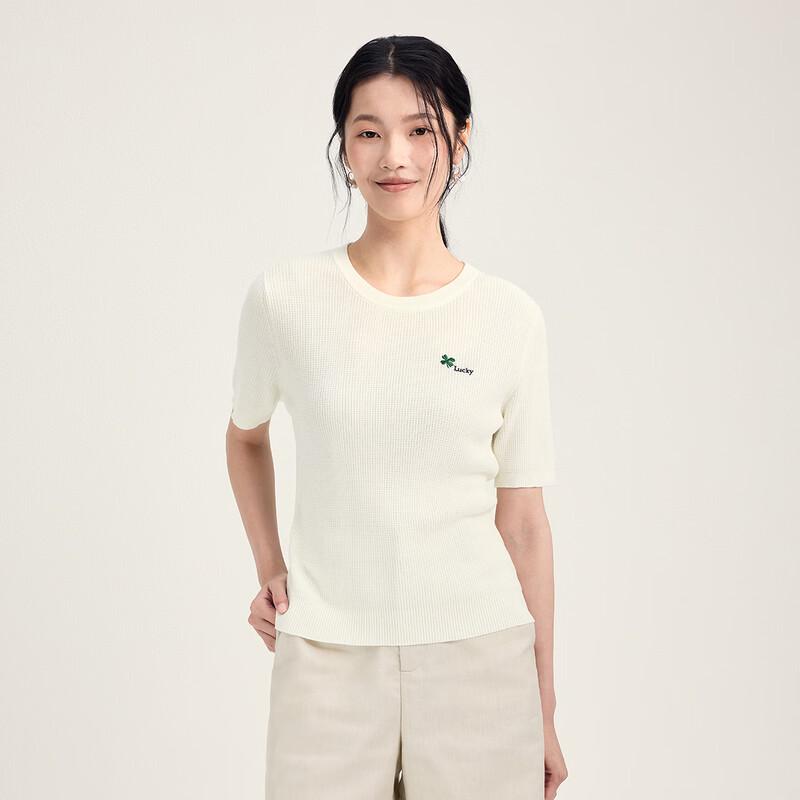 Northern Deer Lyocell Blend Embroidered T-shirt L