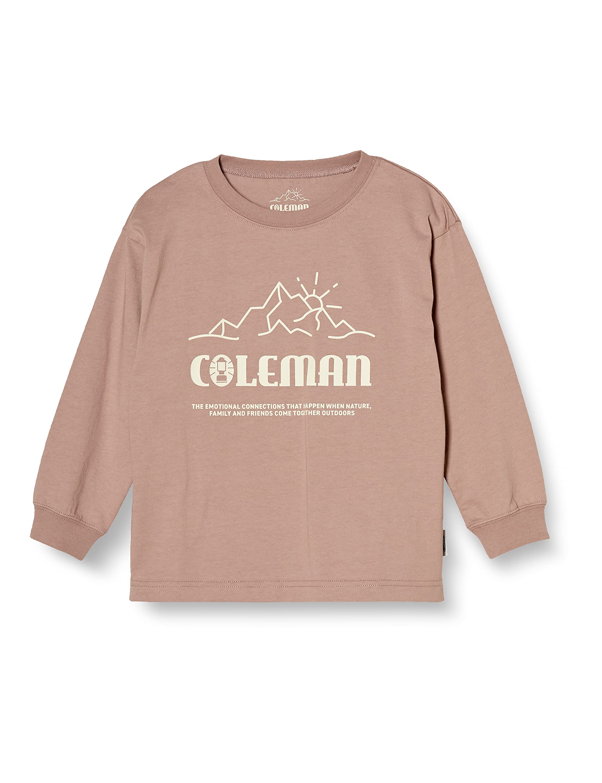 

Прочная рабочая одежда Coleman Тяжелый вес Горный принт Размер Размер 150 Футболка, Д/р, Детская, Розовый, розовый