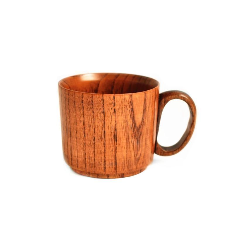 Coffee Mugs Wooden Water Cups Primitive Log Color Natural Coffee Cups