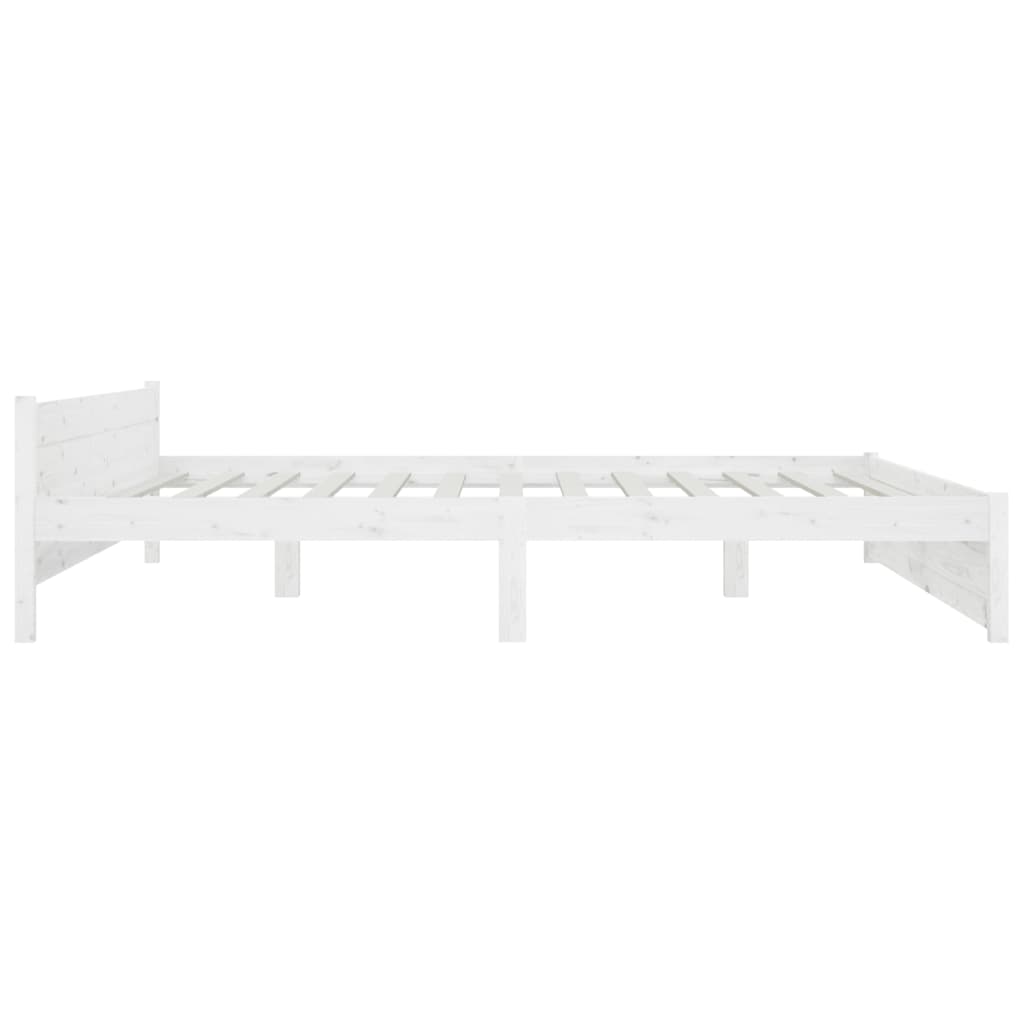 Bed with Drawers White 180x200 cm