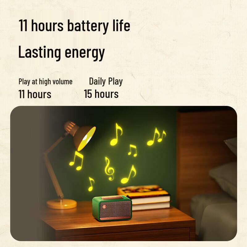 EDIFIER M130 Retro Bluetooth Portable Wooden Speaker CN plug (adapter included)