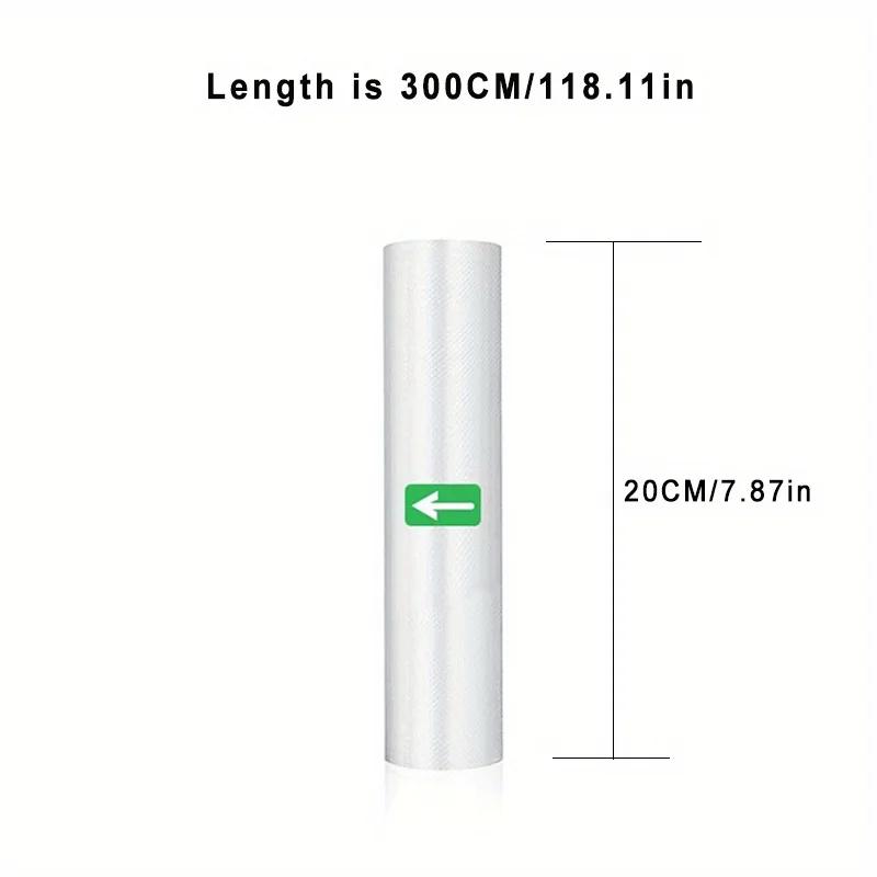 Vacuum Sealer Rolls Textured Surface for Optimal Sealing, Ideal for Food Preservation Safe for Direct Food Contact