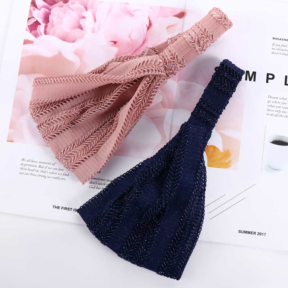 Headwear Wash Face Mesh Summer Wide Edge Headband Korean Style Hair Band Female Hair Hoop Headdress