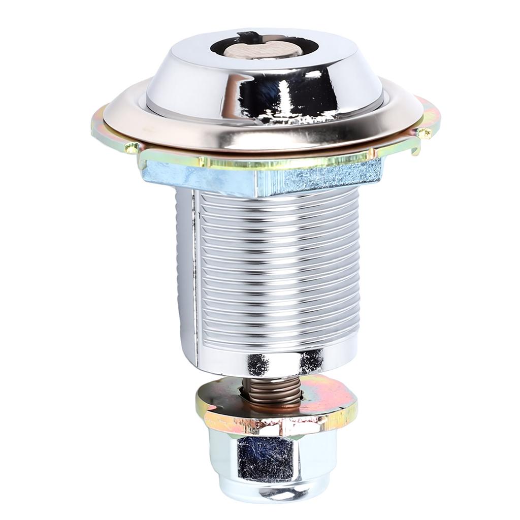 Tubular Lock Zinc Alloy Round Door Cam Replacement Lock for Arcades Game File Cabinet 27x17mm   1.06x0.67in