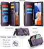 for Samsung Galaxy A14 Wallet Case with RFID Protection, Card Slots, Kickstand, Detachable Strap – Shockproof PU Leather Flip Crossbody Phone Cover