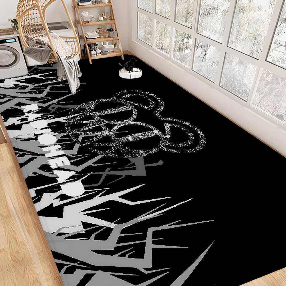 Classic R-Radiohead Rap Band Floor Mat Rectangle Anti-slip Home Soft Badmat Front Door Indoor Outdoor Mat Hotel Decor Mat