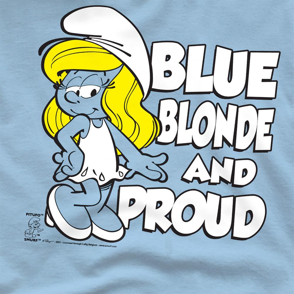 The Smurfs Unisex Adult Blonde And Proud T-Shirt