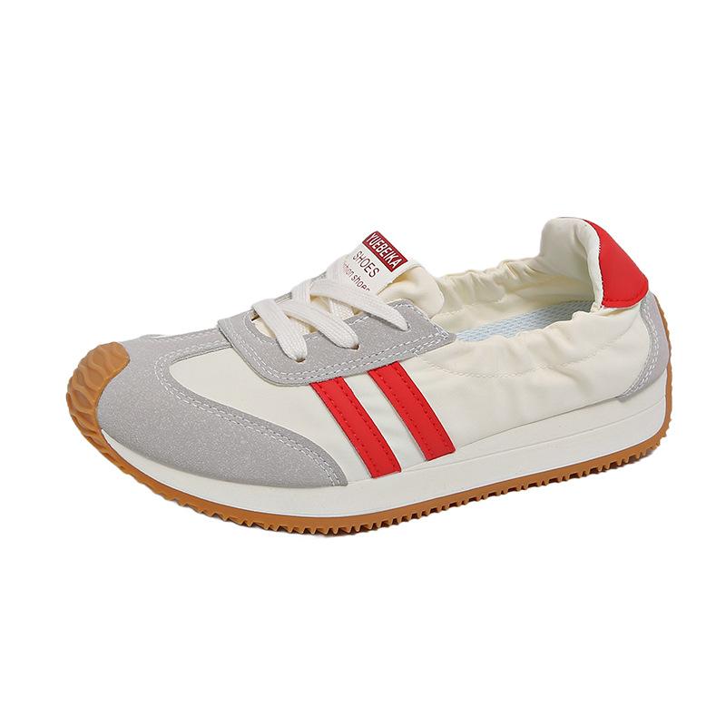 

Summer Women s Casual Shoes 2025 New Fashion Comfortable Anti Slip Sports Leisure Shoes Breathable Women s Outdoor Running Shoes 35 красный