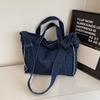 Denim Tote Bag Women Shoulder Bag Crossbody Bag