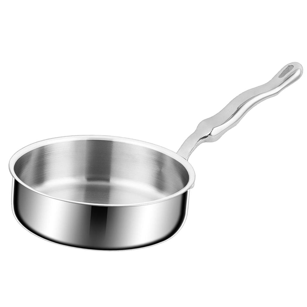 Nonstick Frying Pan Cooker Metal Skillet Egg Versatile Easy to Cleans Fry Saute Pot for