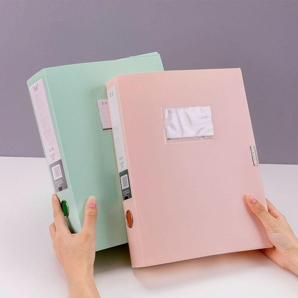 Multifunctional A4 Information Box File Box Dustproof Document Case New Document Storage Box