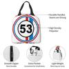Herbie Numero 53 La Coccinella No Borsa Pranzo Termica per Donne Ufficio Cooler Contenitore Termico per Cibo Borsa Tote per Pranzo Contenitore