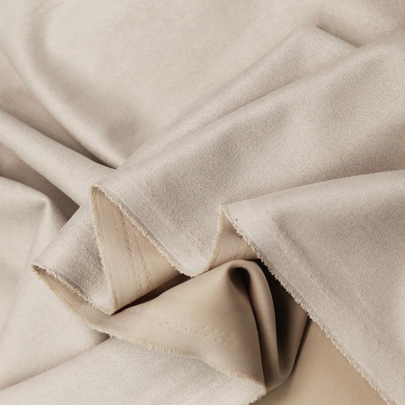 High-grade Brushed Suede Fabric By The Meter for Clothes Coats Jackets Sewing Winter Micro Elastic Plain Soft Cloth Smooth Drape