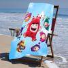proof beach towel with a Oddbods pattern - soft,absorbent,quick-drying,machine washable - perfect for swimming,camping,bathing