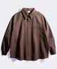 PERSTEP Pigment Loose Fit Shirt Dark Brown Smls4058