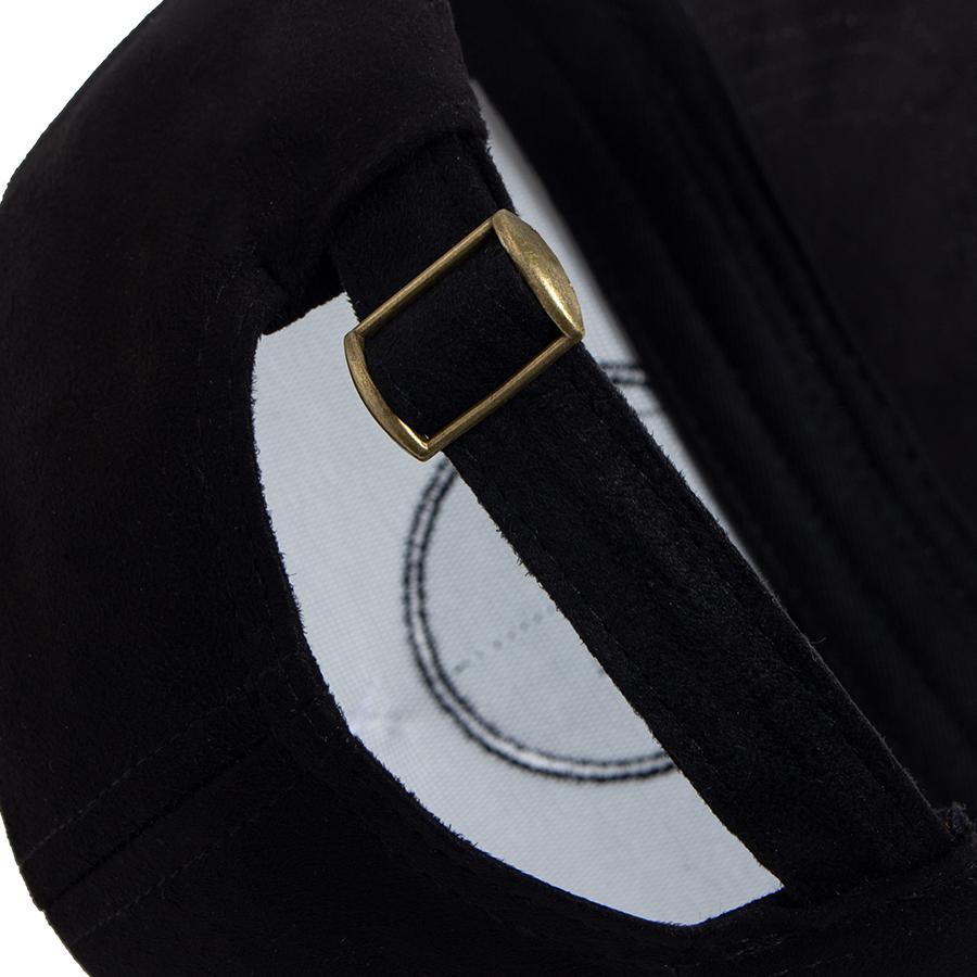Mode Kreislederetikett Wildleder Herren Baseballkappe Frühling Herbst Hut für Schirm Lässige Damen Snapback Hip Hop Kappen Unisex