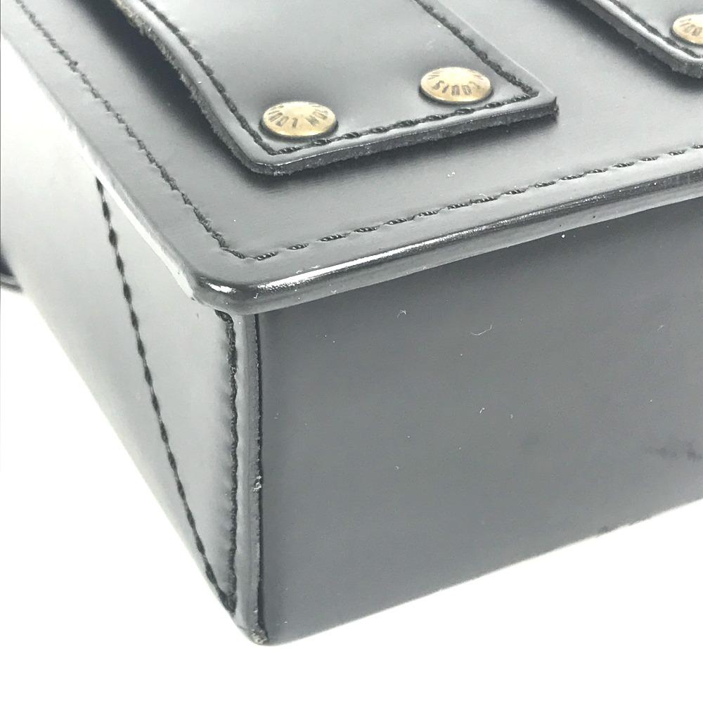 Louis Vuitton M92222 Liege line Pister Waist Pouch Belt Bag Pouch Leather Black