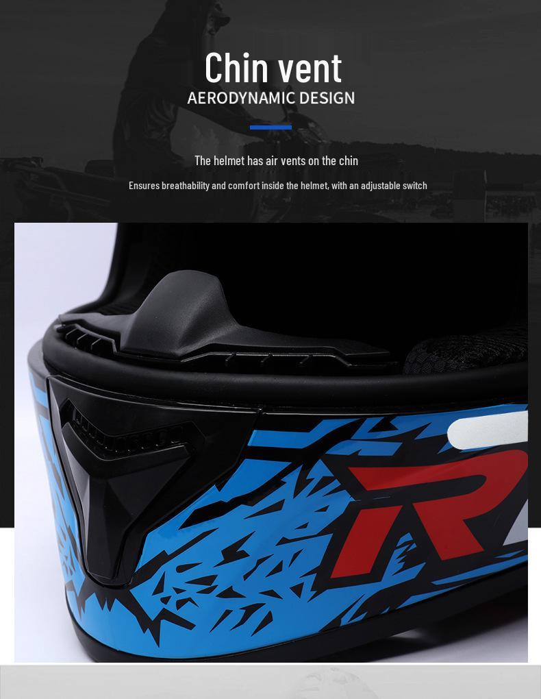 Hot-Selling DOT Certified Dual Visor Motorcycle Helmet with Color Mirror