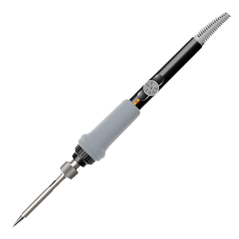 Delixi Adjustable Temperature Soldering Iron Set - High Power, Constant Temperature Solder Pen for Household Repair & Welding.