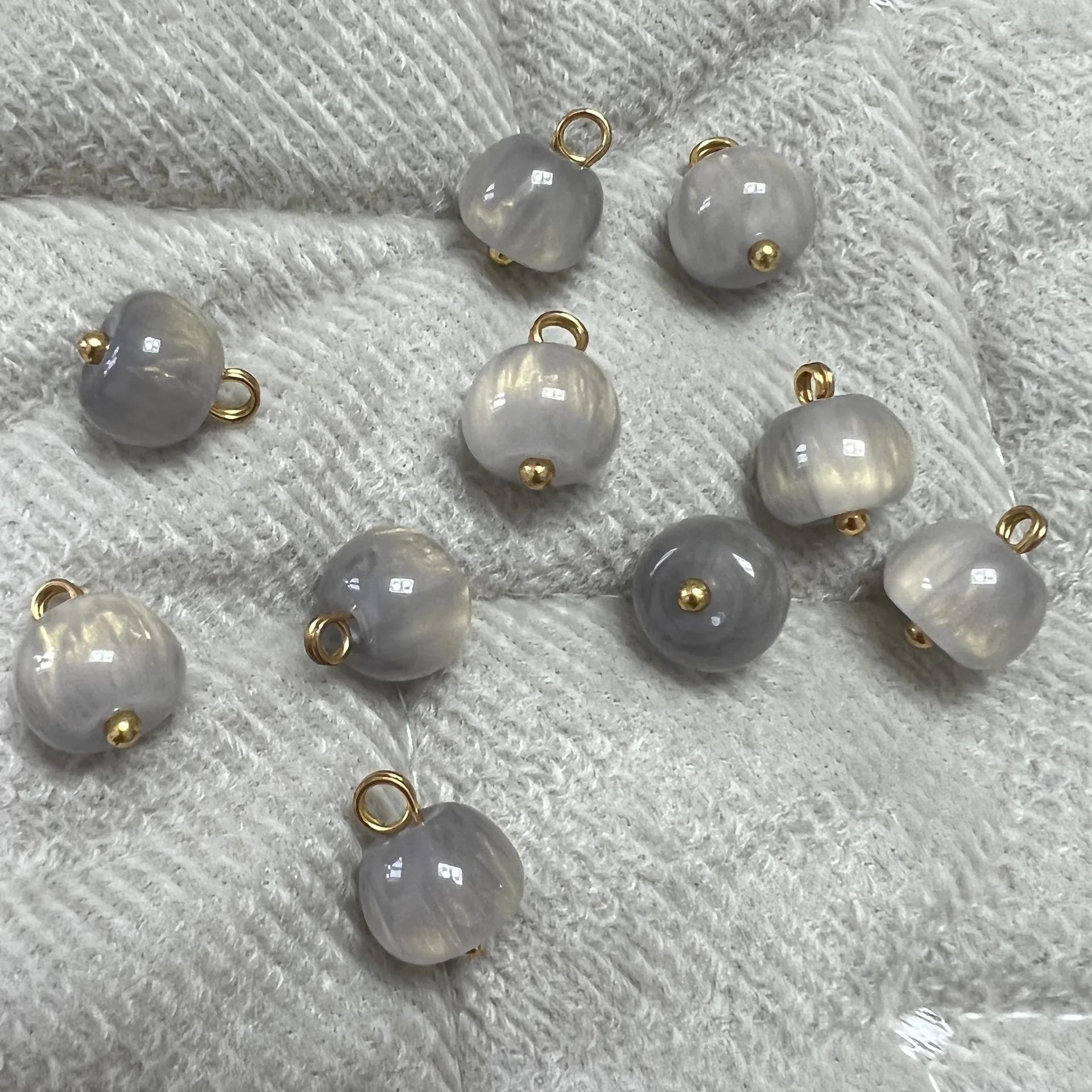 

10 шт./лот пуговицы в форме яблока 11 мм цветные смоляные пуговицы на ножке одежда аксессуары рукоделие декоративные бусины 11mm