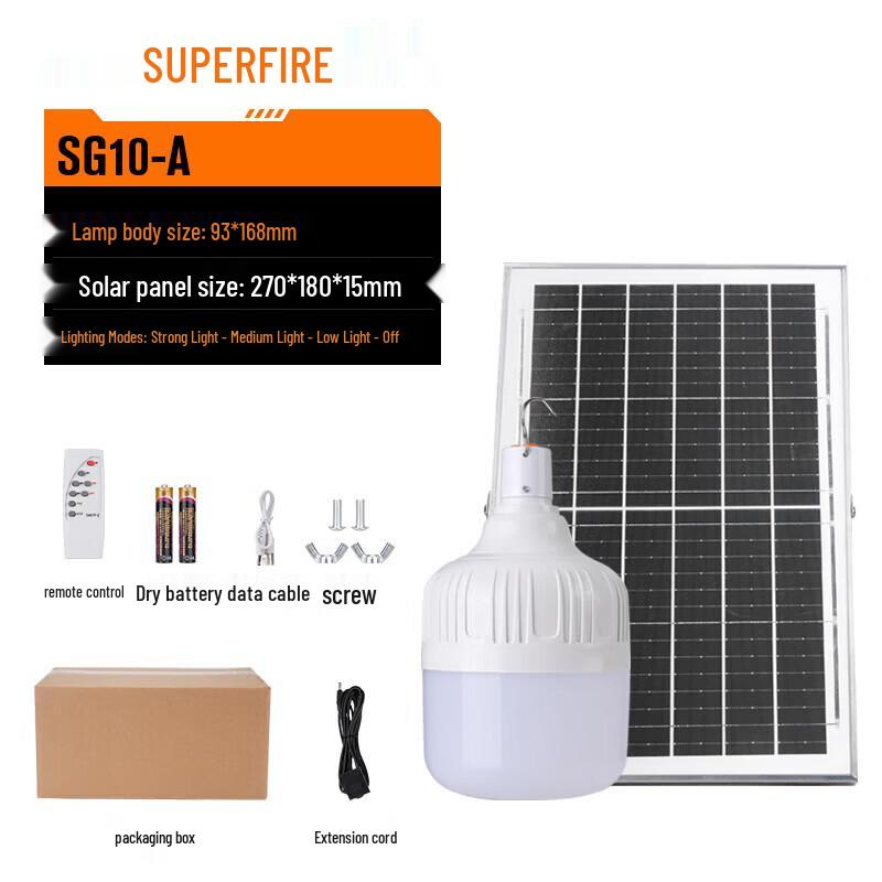 

Smart Solar LED Bulb with Remote