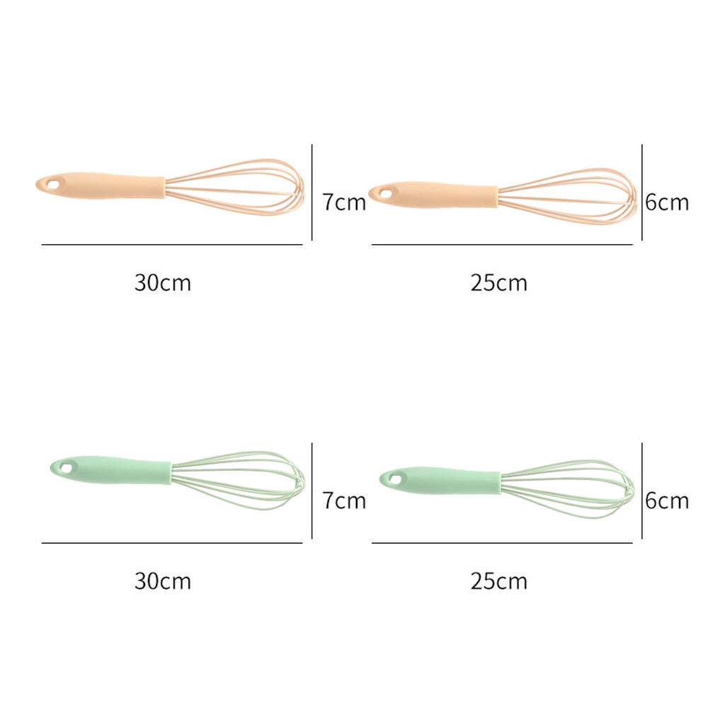Convenient Baking Tool Cook Silicone Handle Blender Egg Beater Egg Mixer Stirring Whisk