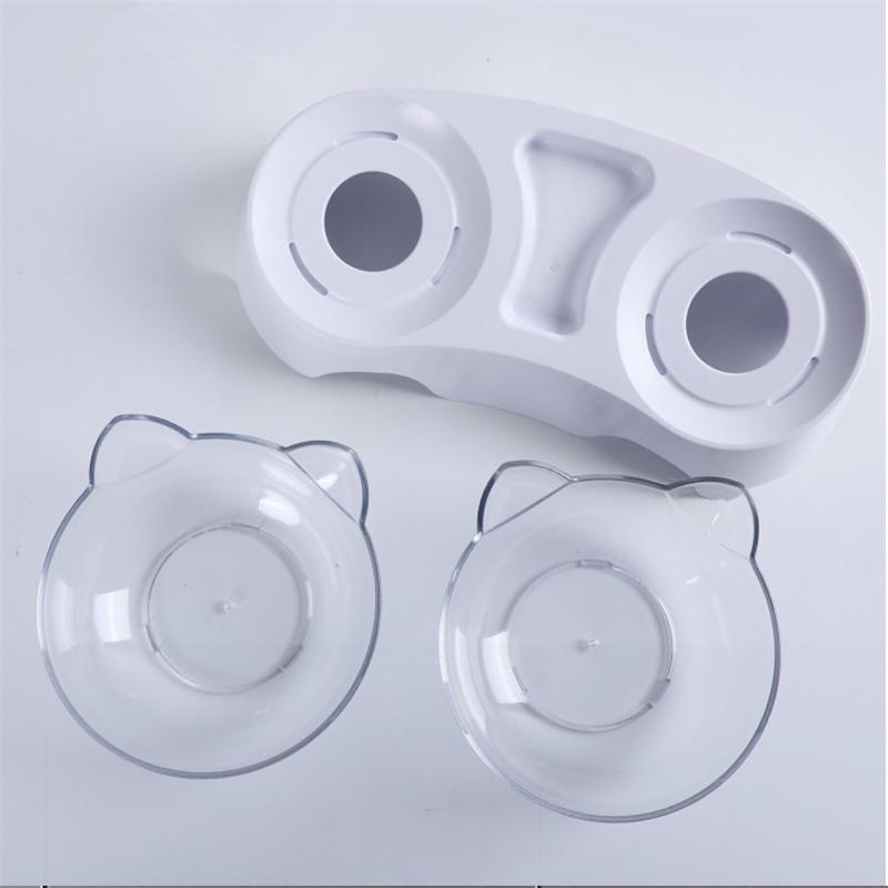WTEMPO Cat and Dog Eating Bowls Pet Eating Basins Household Pet Supplies Neck Protection Water Dispensers