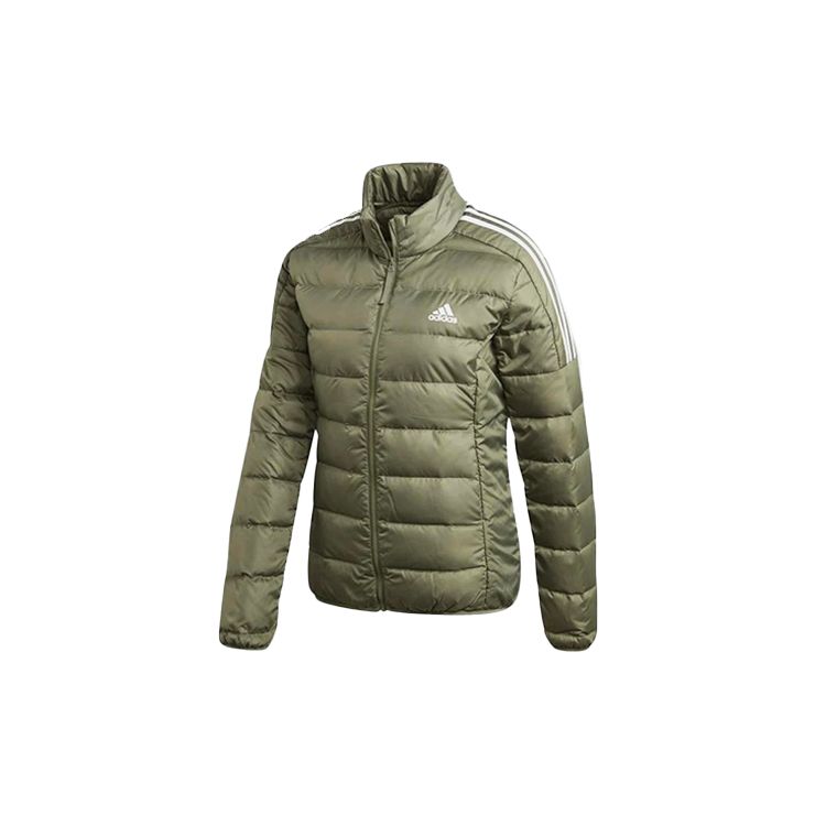 adidas Women s Essentials Down Jacket Legacy Green GH4596 S