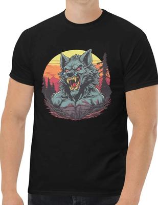 Wolfman Horror T-Shirt – Classic Monster Graphic Cotton Tee