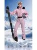 Women's Waterproof Windproof Down Ski Suit - One-Piece, Warm for Outdoor Sports