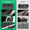 Car Trunk Organizer with Lid, Collapsible Car Trunk Storage Organizer, Car Organizer and Storage for SUV, Truck, Sedan